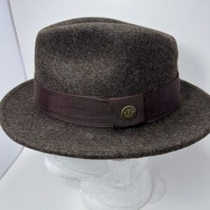 Goorin Bros. Fedora Brown Size Medium 100% Wool Excellent Condition